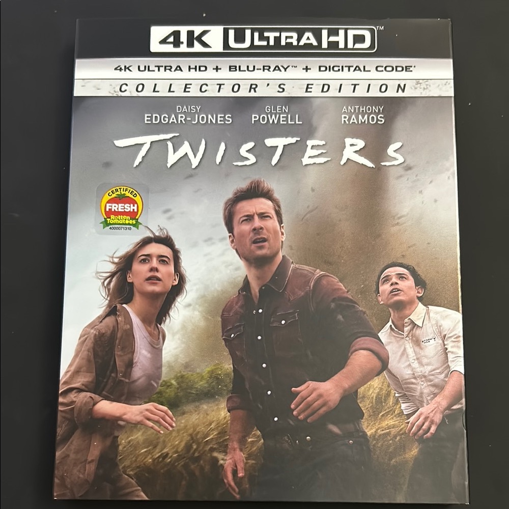 Twisters 4K Ultra HD + Blu-ray + Digital Code NwT